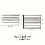 Efficient Kitchen Organization: Foldable Dish Drying Rack | Storage Organization | - Shoppix