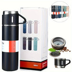 Versatile Vacuum Flask Set: Your Ultimate Hydration Companion | Drinkware | - Shoppix
