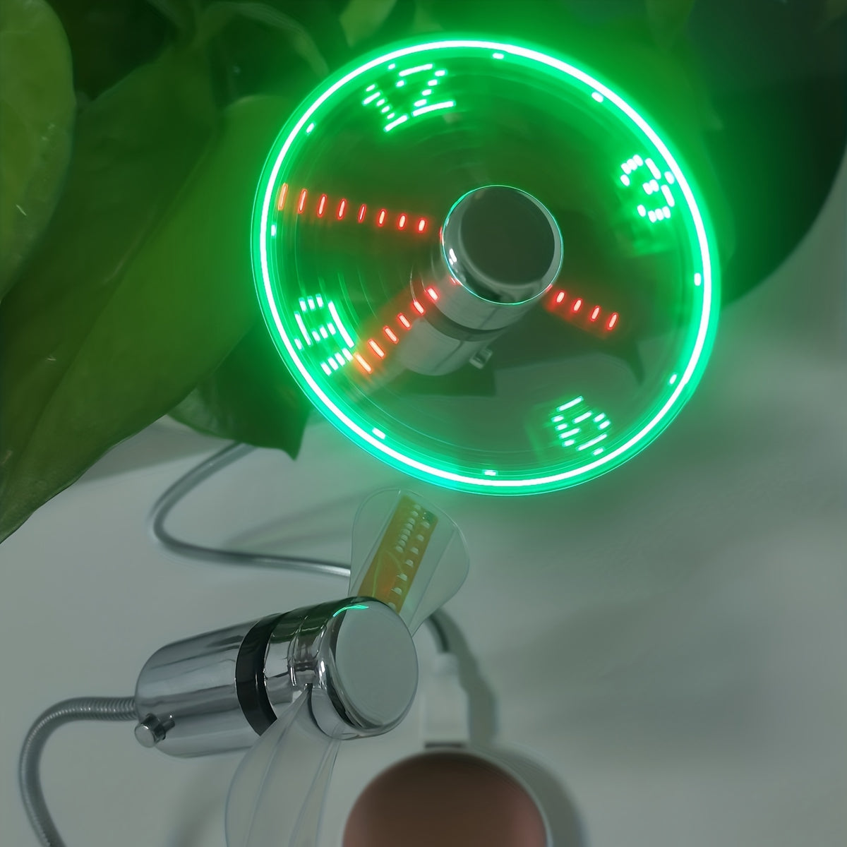 Stay Cool and Informed with the USB Clock Fan Portable | Gadgets|
