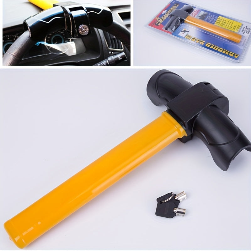Secure Your Vehicle with the Universal Anti-Theft Car Steering Wheel Lock | Car Accessories| - Shoppix