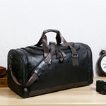 Stylish PU Leather Men's Travel Duffel Bag | Bags & Luggage | - Shoppix