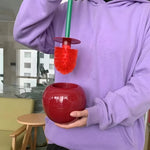 1 Set neuartige Toilettenbürste mit Kirschmotiv | Reinigungsmittel |