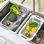 Versatile Extendable Sink Drain Basket: Your Ultimate Kitchen Companion | Storage Organization | - Shoppix
