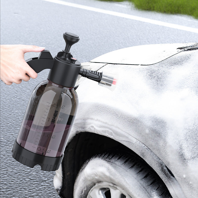Get Your Car Sparkling Clean with the Hand-held Car Wash Foam Spray Can! | Car Accessories | - Shoppix