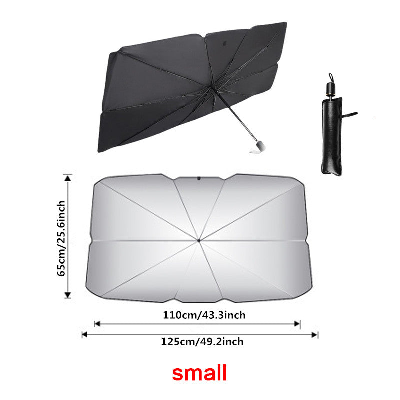 Drive Comfortably with the Car Sunshade Umbrella | Car Accessories | - Shoppix