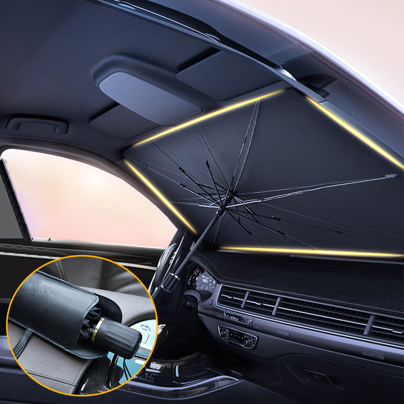 Drive Comfortably with the Car Sunshade Umbrella | Car Accessories | - Shoppix