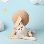 Sisal Rope Cat Scratching Ball Toy - Durable & Interactive | Pet Toys|