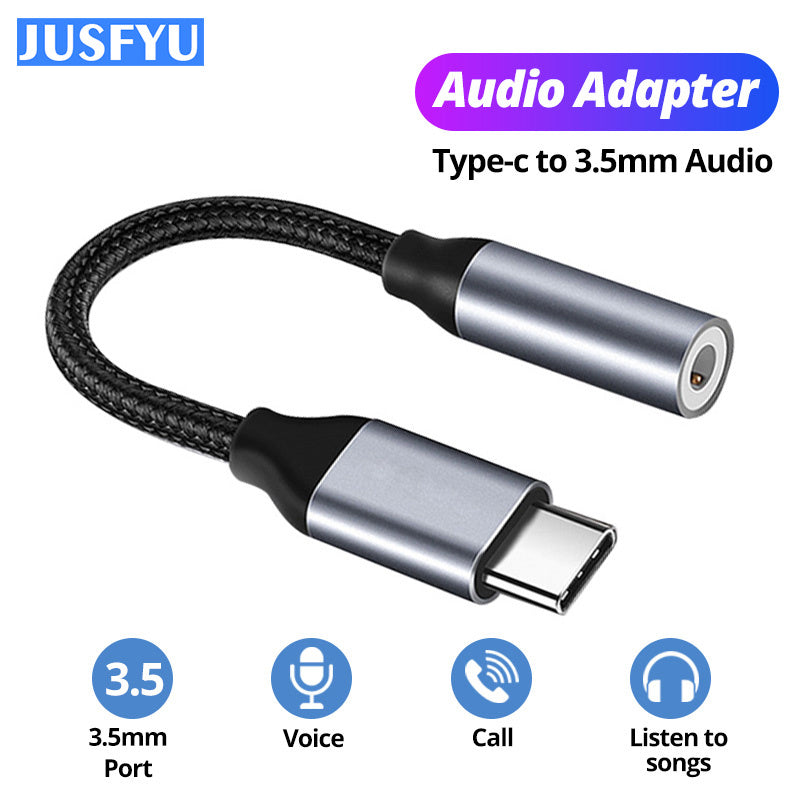 Verbinden Sie Ihr USB-Typ-C-Gerät nahtlos mit 3,5-mm-Audiobuchsen mit dem Typ-C-auf-3,5-mm-Aux-Adapter | Konverterkabel|