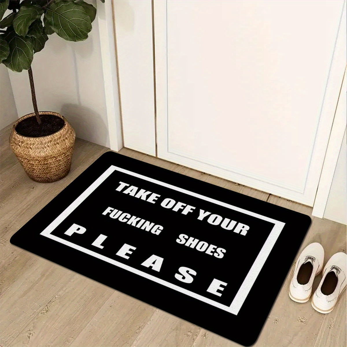 Funny Phrase Pattern Welcome Doormat | Rugs & Mats | - Shoppix