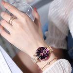 POEDAGAR Waterproof Women's Dial Cutting Watch | Women's Watches | - Shoppix