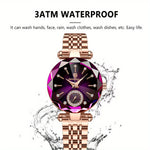 POEDAGAR Waterproof Women's Dial Cutting Watch | Women's Watches | - Shoppix