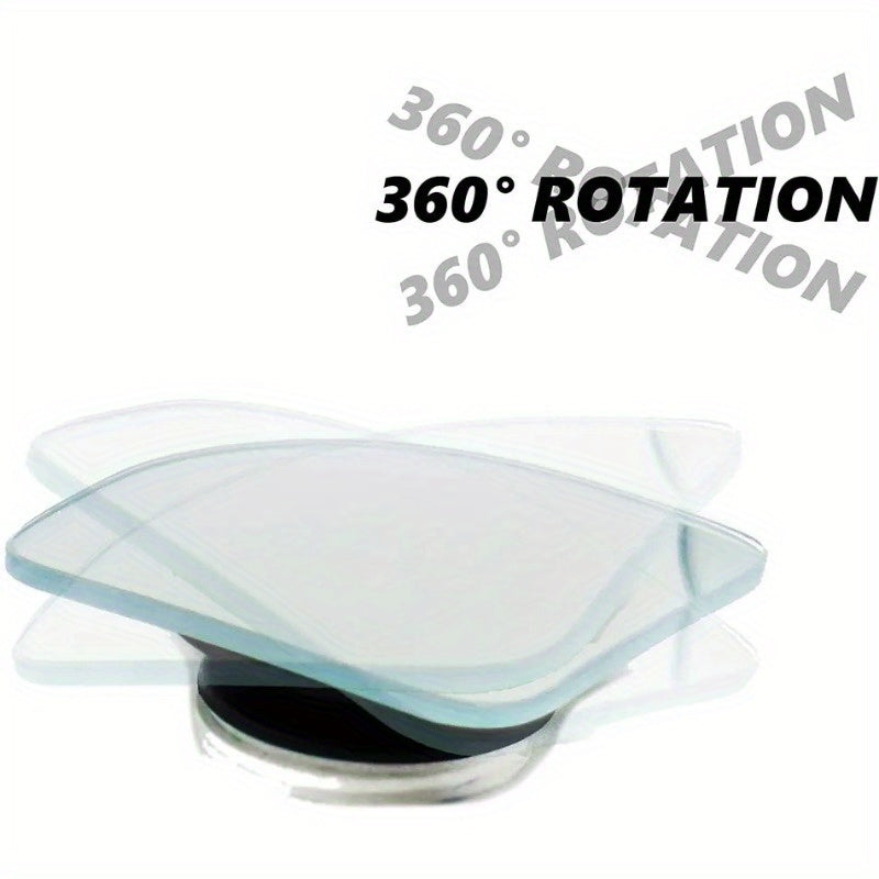 Enhanced Safety on the Road: 2pcs Frameless Car Blind Spot Mirrors | Car Accessories| - Shoppix