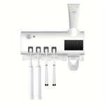 Hygienic Bathroom Companion: Smart Toothbrush Sanitizer and Holder | Bathroom Accessories | - Shoppix