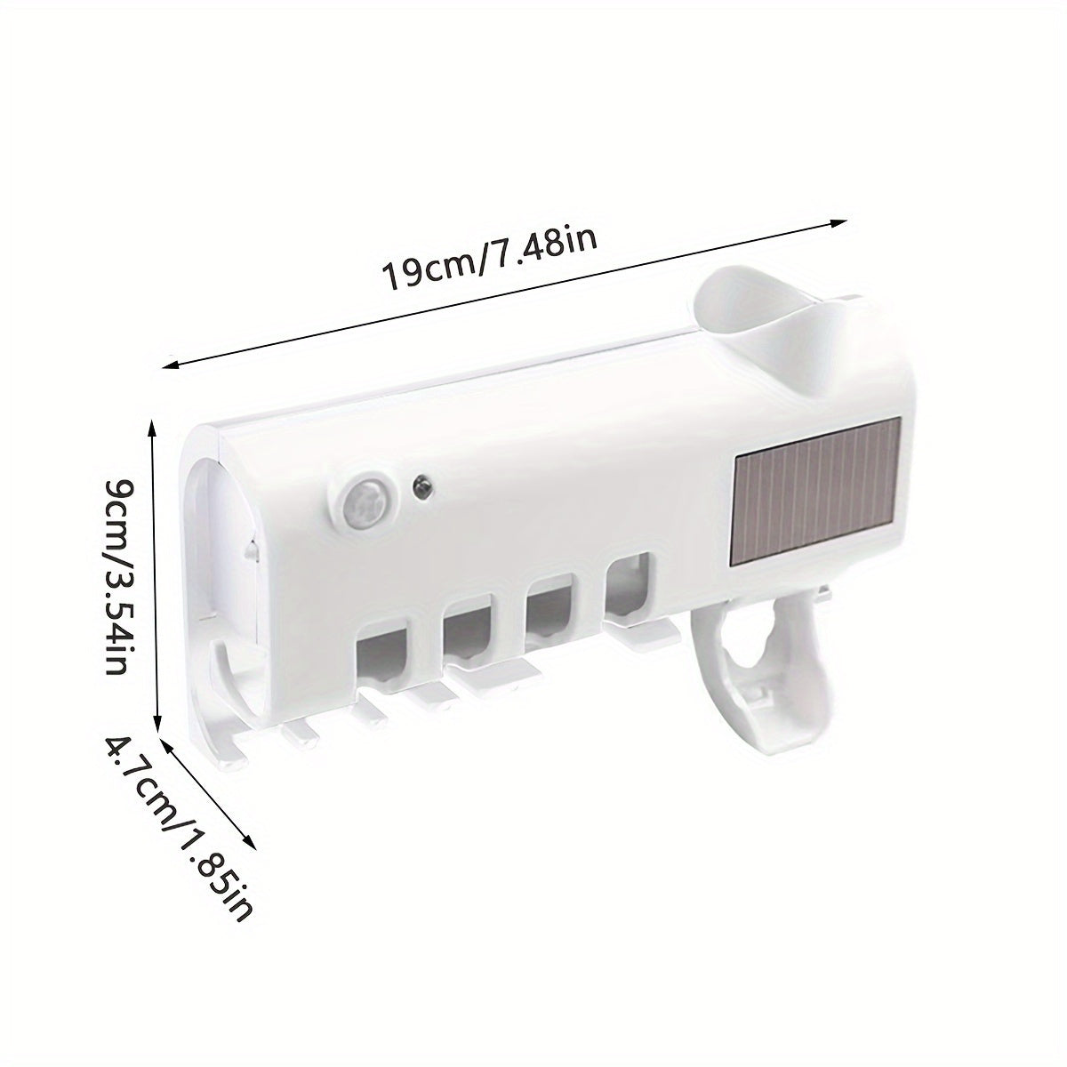 Hygienic Bathroom Companion: Smart Toothbrush Sanitizer and Holder | Bathroom Accessories | - Shoppix