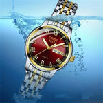 Elegant Waterproof Women's Quartz Watch with Luminous Dial | Women's Watches | - Shoppix
