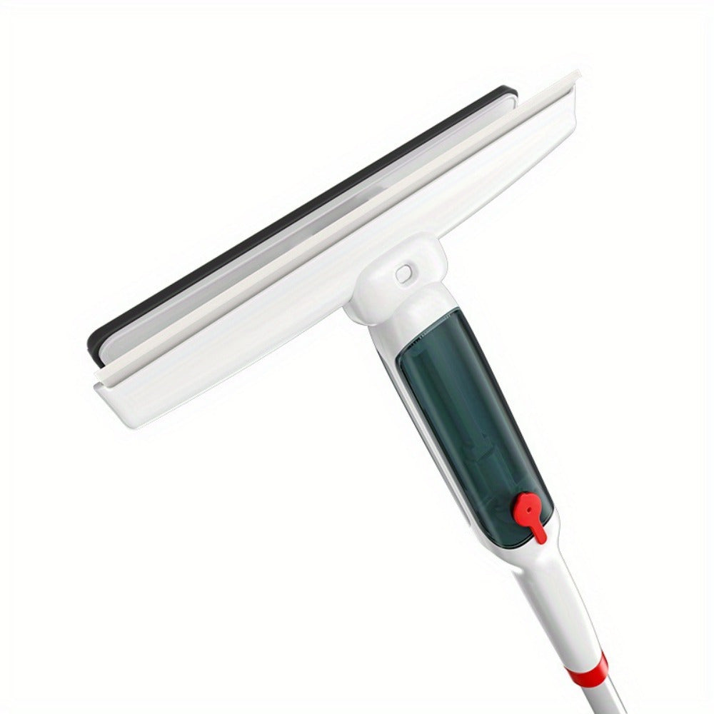 1 Set, 2-in-1-Glaswischer zum Schaben und Waschen, Hochhausfensterreinigung, doppelseitige Fensterglas-Bodenreinigungsschaberbürste, Fensterabzieher, Wasserabzieher, Auto-Windschutzscheibenschaber, Haushaltsschaber, Reinigungsmittel, Reinigungswerkzeug