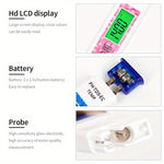 4-in-1 Digital Water Quality Tester – PH, EC, TDS, & Temperature Monitor with LCD Backlight
