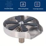 Greensen Stainless Steel Automatic Glass Rinser - 360° Rotating Jet Bottle & Cup Washer for Kitchen Sink, Bars, Hotels, Coffee Shops