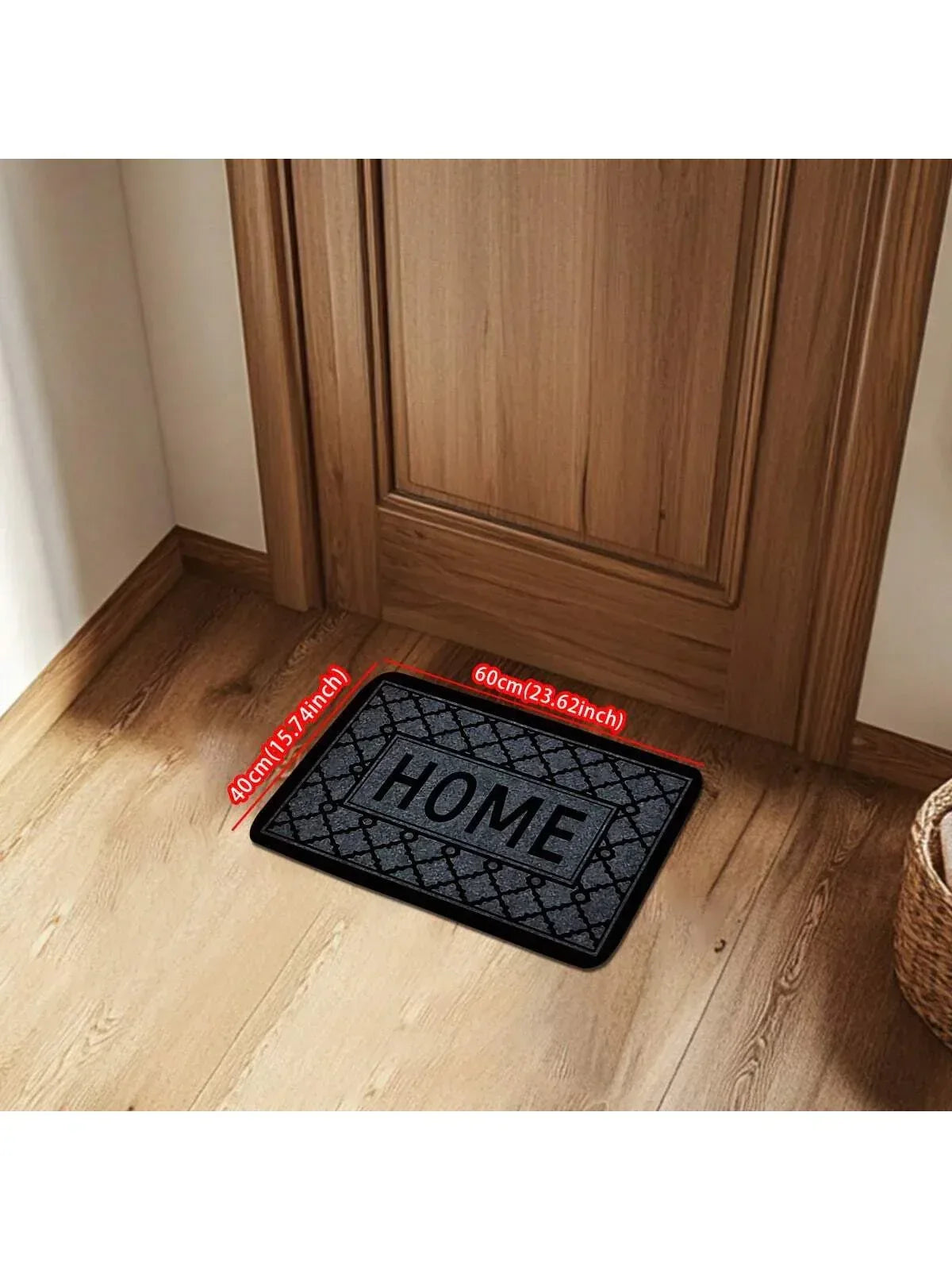 "Welcome Please Leave Shoes" Doormat – Absorbent, Non-Slip, Machine Washable - Shoppix
