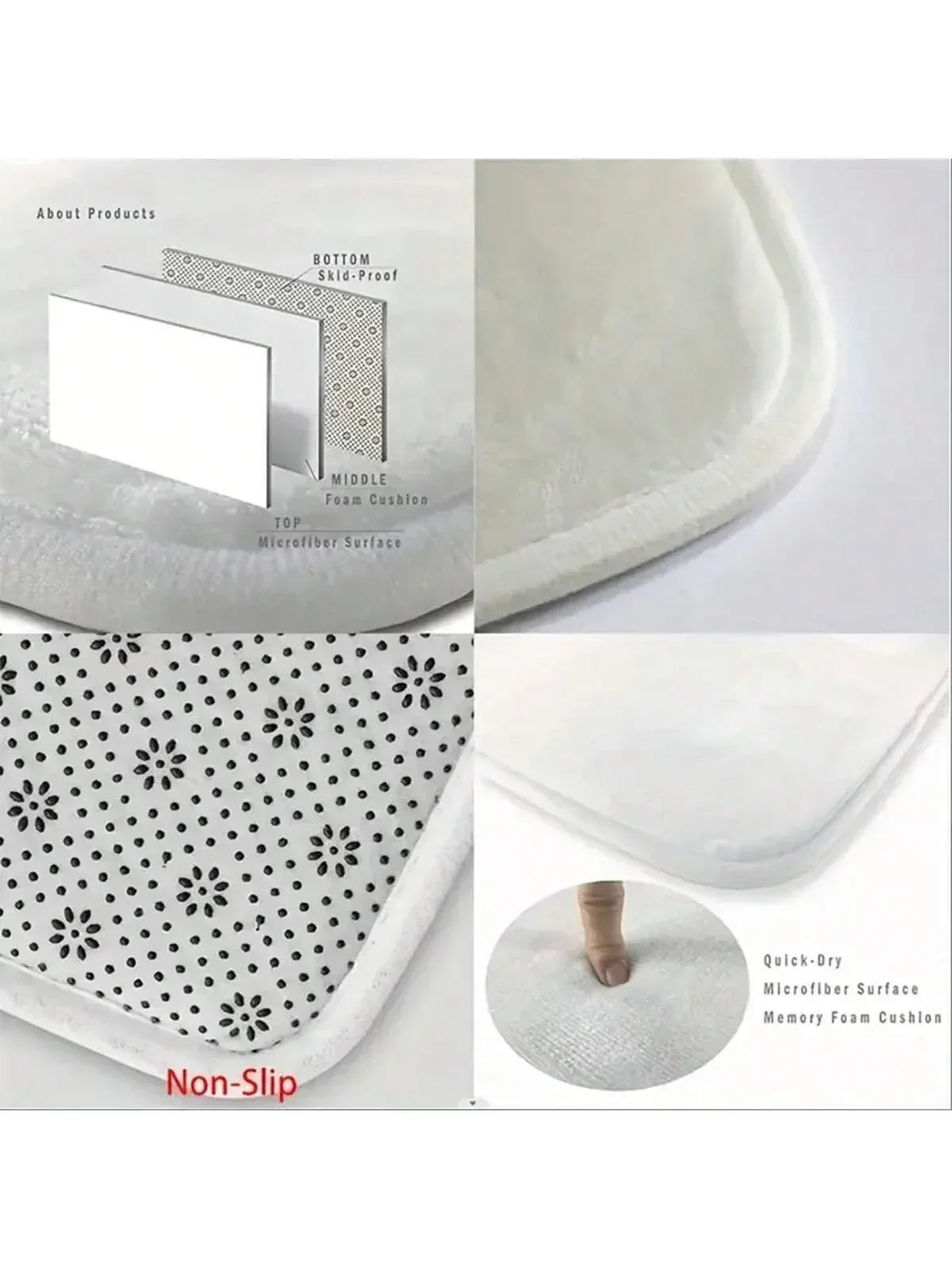 "Welcome Please Leave Shoes" Doormat – Absorbent, Non-Slip, Machine Washable - Shoppix