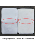 "Welcome Please Leave Shoes" Doormat – Absorbent, Non-Slip, Machine Washable - Shoppix