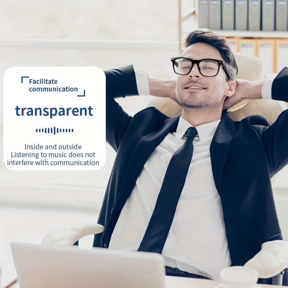 Smart Glasses with Advanced Blue Light Filter, Built-in Mic & Speakers – Touch Control, AI Voice Assistant, 5hr Battery Life | Perfect Gift for Birthdays, Easter, and More