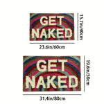 "Get Naked" Bath Mat | Rugs & Mats | - Shoppix