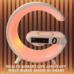 Verschönern Sie Ihren Morgen mit unserem kabellosen Lautsprecher Rhythm RGB Light Bar Smart Light Sunrise Wecker | Elektronische Geräte|