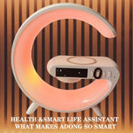 Verschönern Sie Ihren Morgen mit unserem kabellosen Lautsprecher Rhythm RGB Light Bar Smart Light Sunrise Wecker | Elektronische Geräte|