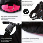 Individuelles, personalisiertes Hundegeschirr mit Reflektorstreifen | Haustierzubehör |