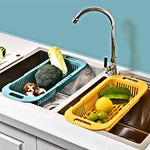 Versatile Extendable Sink Drain Basket: Your Ultimate Kitchen Companion | Storage Organization | - Shoppix