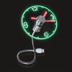Stay Cool and Informed with the USB Clock Fan Portable | Gadgets|