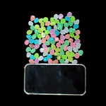 100pcs Glow-in-the-Dark Pebbles – Luminous Aquarium & Garden Decorative Stones
