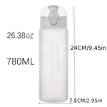Quench Your Thirst in Style: 780ml Leak-Proof Sports Water Bottle | Drinkware| - Shoppix