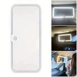 Car Sun Visor LED Vanity Mirror with Light - 3 Brightness Levels, High-Definition Makeup Mirror for Car Accessories