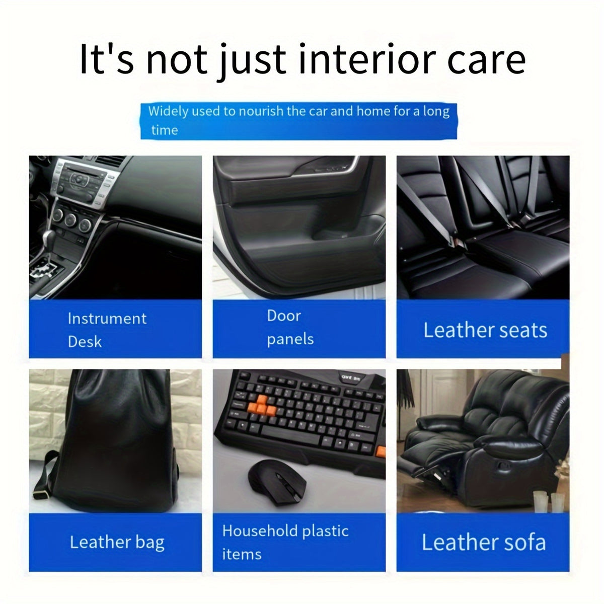 Keep Your Car Seats Looking Like New with Our Leather Seat Maintenance Cream! | Car Accessories | - Shoppix