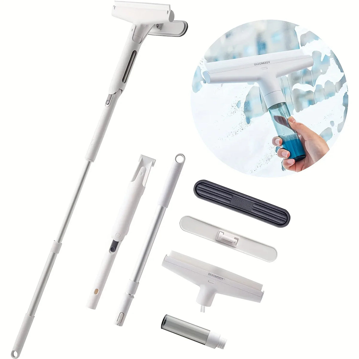 Squeegee Window And Glass Surface Vacuum