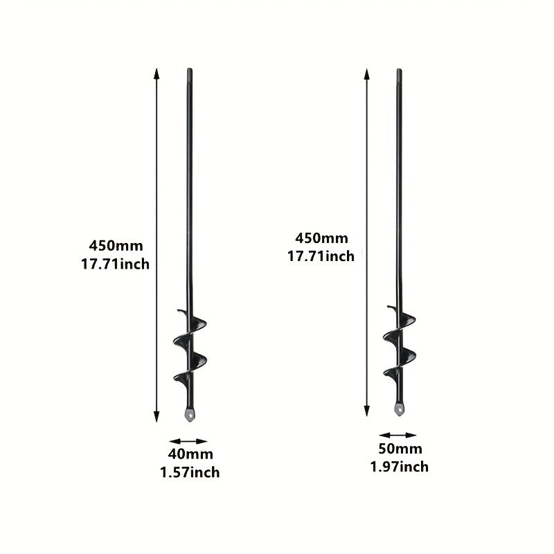 Garden Auger Drill Bit Set for Efficient Planting | Gardening Equipment | - Shoppix