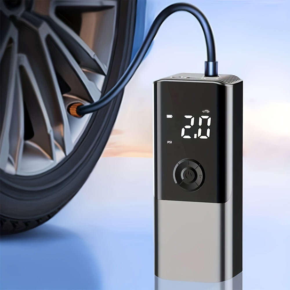 Stay Prepared on the Road with our Cordless Electric Car Air Pump | Car Accessories| - Shoppix
