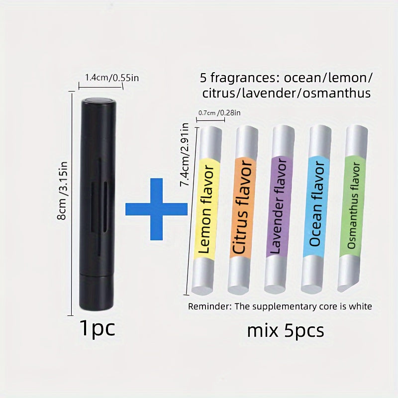 Metal Car Perfume Car Aromatherapy Stick Air Conditioner Air Outlet Aromatherapy Clip Solid Ornament Creative Car Aromatherapy | Car Accessories| - Shoppix