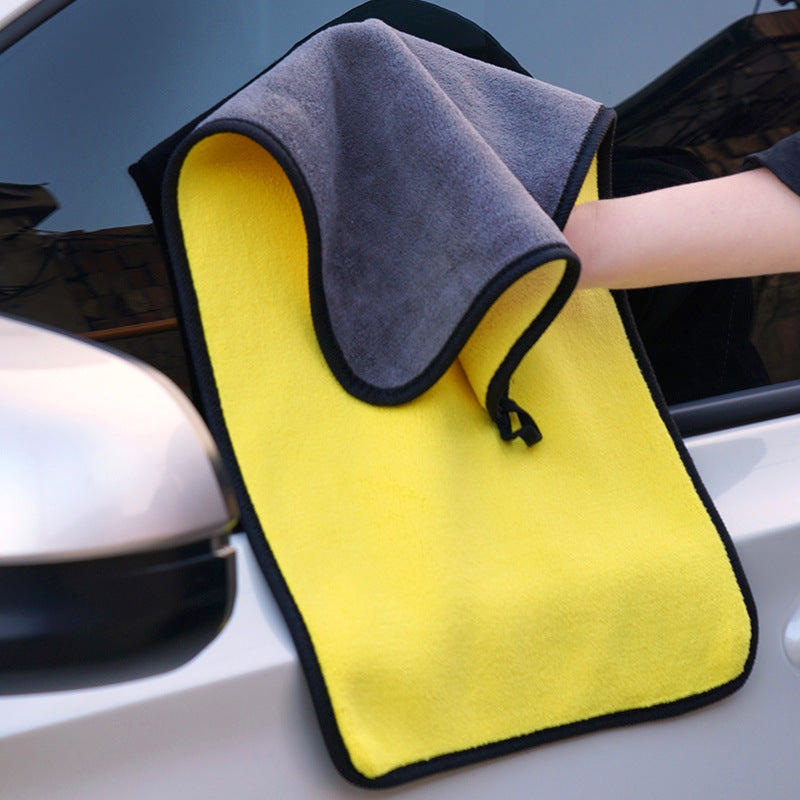 Super-Absorbent Double-Sided Car Wash Towels - Quick-Drying And Ready To Use | Car Accessories| - Shoppix