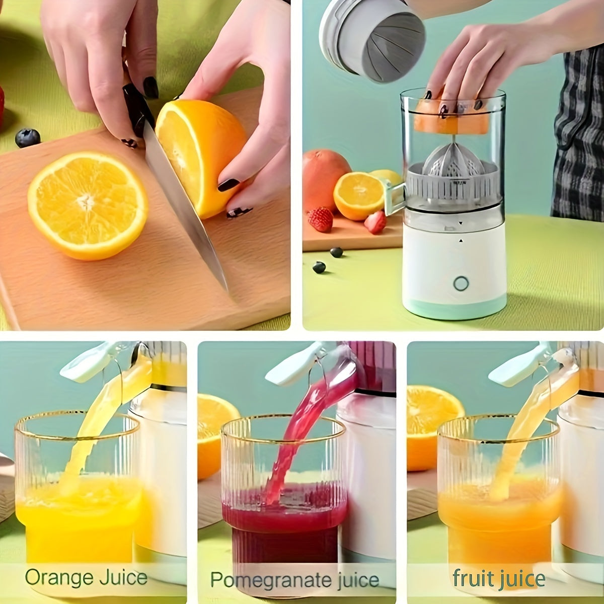 Portable Multifunctional Juicer With USB Charging | Kitchen Utensils | - Shoppix