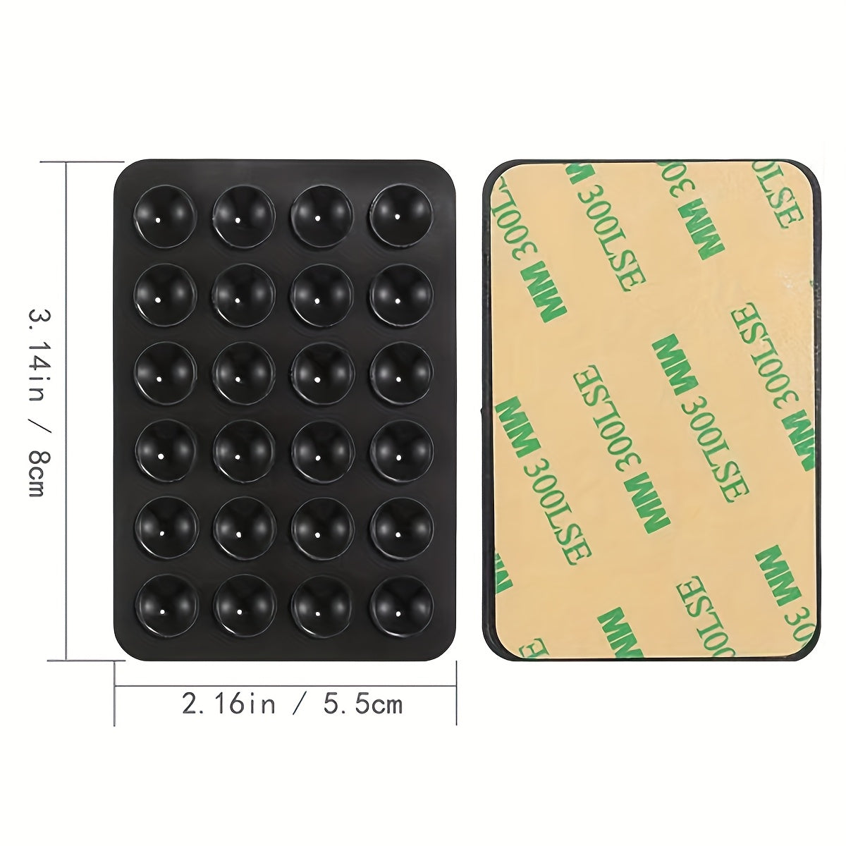 4pcs Silicone Suction Cup Phone Holder Set – Multi-Color Pack, Non-Slip Adhesive Grip for Cellphones