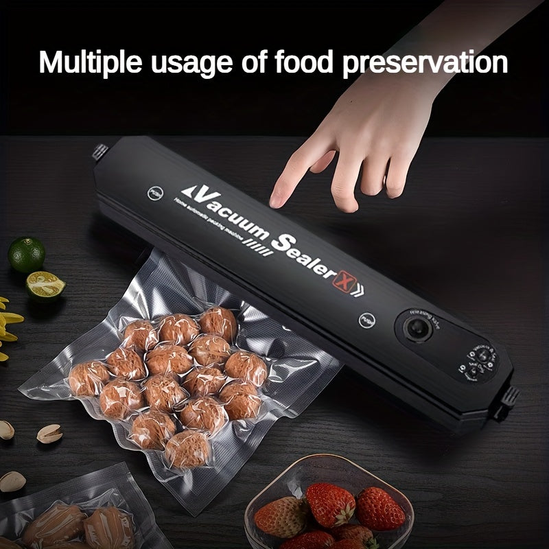 Automatic Vacuum Sealing Machine Set – Perfect for Small Household Storage, Food Preservation, and Packaging