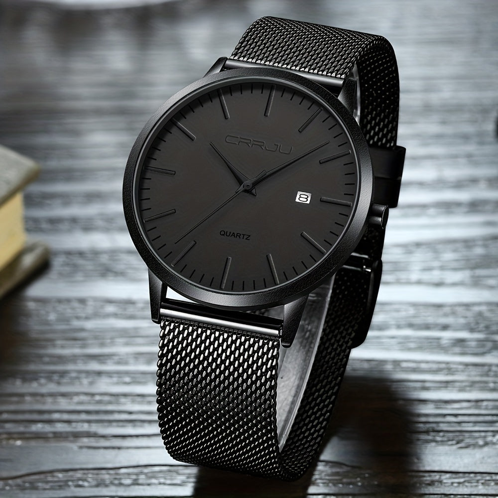 Sleek Stainless Steel Men's Fashion Watch | Men Watches| - Shoppix