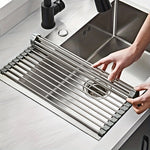 Efficient Kitchen Organization: Foldable Dish Drying Rack | Storage Organization | - Shoppix