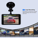 Dual Front & Rearview Camera Dash Cam with 10.16 CM Touchscreen Display | Dash Cams | - Shoppix