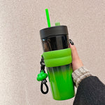 Sip in Style: 24oz Stainless Steel Tumbler with Straw and Lid | Drinkware | - Shoppix