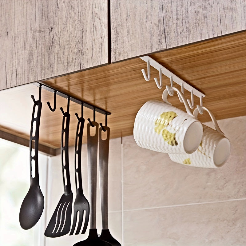 Streamlined Kitchen Organizer: Hanging Cup and Clothes Storage Rack | Storage Organization | - Shoppix