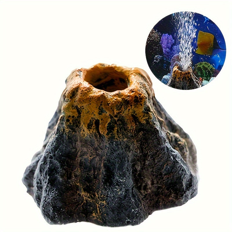 ABS Volcano Air Stone – Aquarium Bubble Aerator Decoration